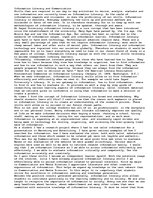 Eseja 'Information Literacy and Communication', 1.