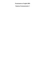 Konspekts 'Business Communication', 1.