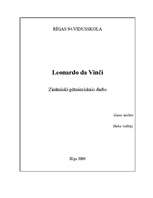 Referāts 'Leonardo Da Vinči', 1.