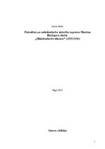 Referāts 'Patiesības un mākslasdarba attiecību izpratne Martina Heidegera darbā "Mākslasda', 1.