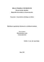 Konspekts 'Ražošanas organizācija. Ieņēmumi un ražošanas izmaksas', 1.