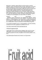 Konspekts 'Fruit Acids', 5.