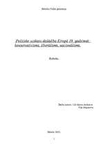 Referāts 'Politisko uzskatu dažādība Eiropā 19.gadsimtā: konservatīvisms, liberālisms, nac', 1.