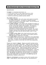 Konspekts 'The Educational Quality Component Business Plan', 1.