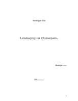 Referāts 'Lizuma pagasta raksturojums', 1.