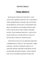 Eseja 'Galvenās problēmas un tēlu raksturojumi Henrika Ibsena lugā "Heda Gablere"', 1.