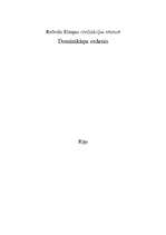 Referāts 'Dominikāņu ordenis', 1.