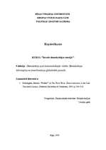 Konspekts 'Demokrātija postkomunistiskajās valstīs. Demokrātijas dzīvotspēja un transformāc', 1.