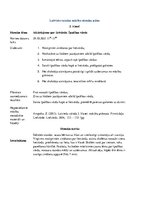 Konspekts 'Latviešu valodas stundas plāns 2.klasei', 1.