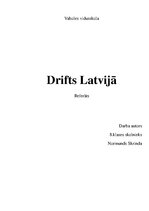 Referāts 'Drifts Latvijā', 1.