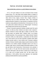 Eseja 'Partiju attīstība Austrumeiropā', 1.