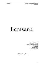 Referāts 'Lemšana', 1.