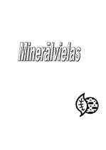 Konspekts 'Minerālvielas', 1.