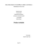 Prakses atskaite 'Prakse bērnudārzā', 1.