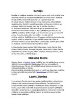 Konspekts 'Bendijs - sports', 1.