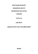 Referāts 'Apgaismības kultūra Eiropā un tās svarīgākie pārstāvji', 1.