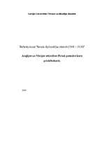 Referāts 'Anglijas un Vācijas attiecības Pirmā pasaules kara priekšvakarā', 1.