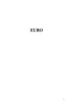 Referāts 'Euro', 1.