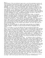Eseja 'Comparison between Baldwin and Green', 1.
