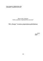 Biznesa plāns 'Viesnīcas "Eiropa" pieprasījuma palielināšana', 1.