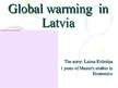Referāts 'Global Warming in Latvia', 16.