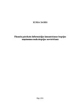 Referāts 'Finanšu pārskata analīze maksātspējas novērtēšanā', 1.