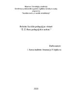 Referāts 'Žana Žaka Ruso pedagoģiskie uzskati', 1.