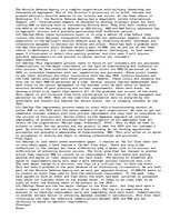 Eseja 'Missile Defense Agency; Improvement Process and Data Collection Paper ', 1.