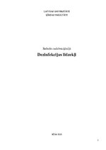 Referāts 'Dezinfekcijas līdzekļi', 1.