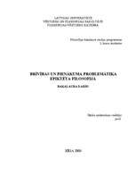 Diplomdarbs 'Brīvības un pienākuma problemātika Epiktēta filosofijā', 1.