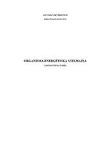 Paraugs 'Organisma enerģētiskā vielmaiņa', 1.