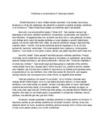 Eseja 'Problēmas un to atrisinājums Rūdolfa Blaumaņa novelēs', 1.