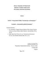 Konspekts 'Starptautiskā politiskā ekonomija', 1.