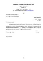 Paraugs 'Dokumentu veidi lietvedībā', 5.