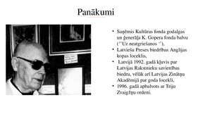 Prezentācija 'Gunars Janovskis', 8.