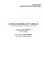 Referāts 'Užupes republikas konstitūcija: Cilvēkam ir tiesības būt laimīgam', 1.