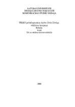 Referāts 'TELE2 priekšapmaksas kartes "Zelta Zivtiņa" reklāmas kampaņa', 1.