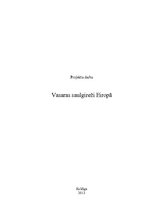 Referāts 'Vasaras saulgrieži Eiropā', 1.