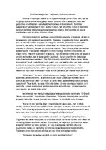 Eseja 'Estētikas kategorijas - traģiskais, cildenais, skaistais', 1.