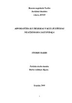 Referāts 'Advokatūra kā tiesiskas valsts justīcijas neatņemama sastāvdaļa', 1.