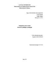 Prakses atskaite 'Saskarsmes psiholoģija un pedagoģija', 1.