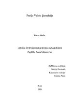 Referāts 'Z.A.Meierovics - izcilākā personība 20.gadsimtā Latvijā', 1.