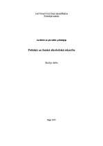 Referāts 'Psihiskā un fiziskā alkoholiskā atkarība', 1.