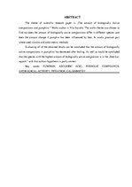 Referāts 'Bioloģiski aktīvo savienojumu daudzuma noteikšana ķirbjos', 3.