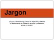 Prezentācija 'Jargon', 1.