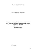 Referāts 'Individuālais projekts par karjeru - SIA "Instro" un tirdzniecības aģenta darbs', 1.