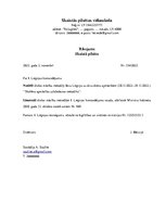 Paraugs 'Rīkojums komandējumam', 1.