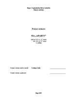 Prakses atskaite 'SIA "Aparts" ', 1.