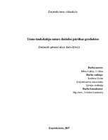 Referāts 'Trans-taukskābju saturs dažādos pārtikas produktos', 1.