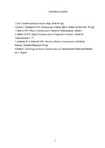 Eseja 'Komunikācijas definīcija', 5.